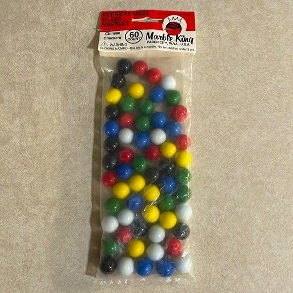 Vintage Marble King Set of 60 Glass Marbles - Picture 1 of 5